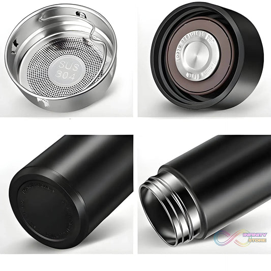 0726 Smart Vacuum Insulated Water Bottle with LED Temperature Display (1 Pc / Multicolor) - infinityexculsivestore.com