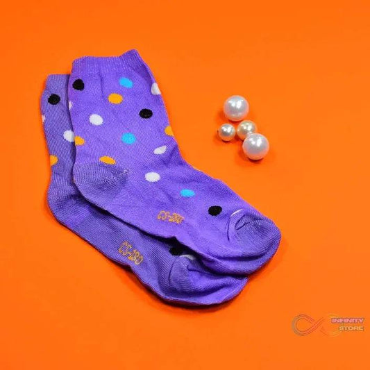 1 PAIR SOCKS PRINTED TRENDY MULTIPLE DESIGNER SOCKS (1 Pc / Mix Design) - infinityexculsivestore.com