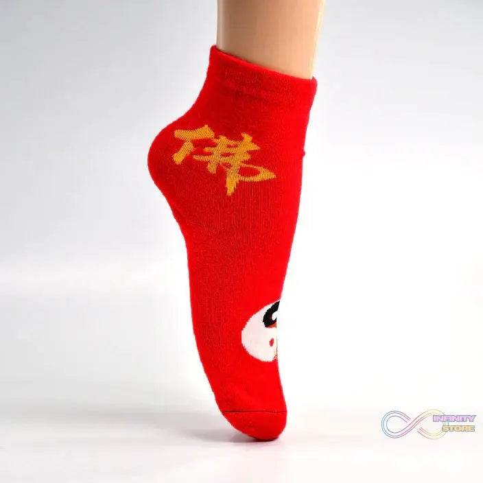 1 PAIR SOCKS PRINTED TRENDY MULTIPLE DESIGNER SOCKS (1 Pc / Mix Design) - infinityexculsivestore.com