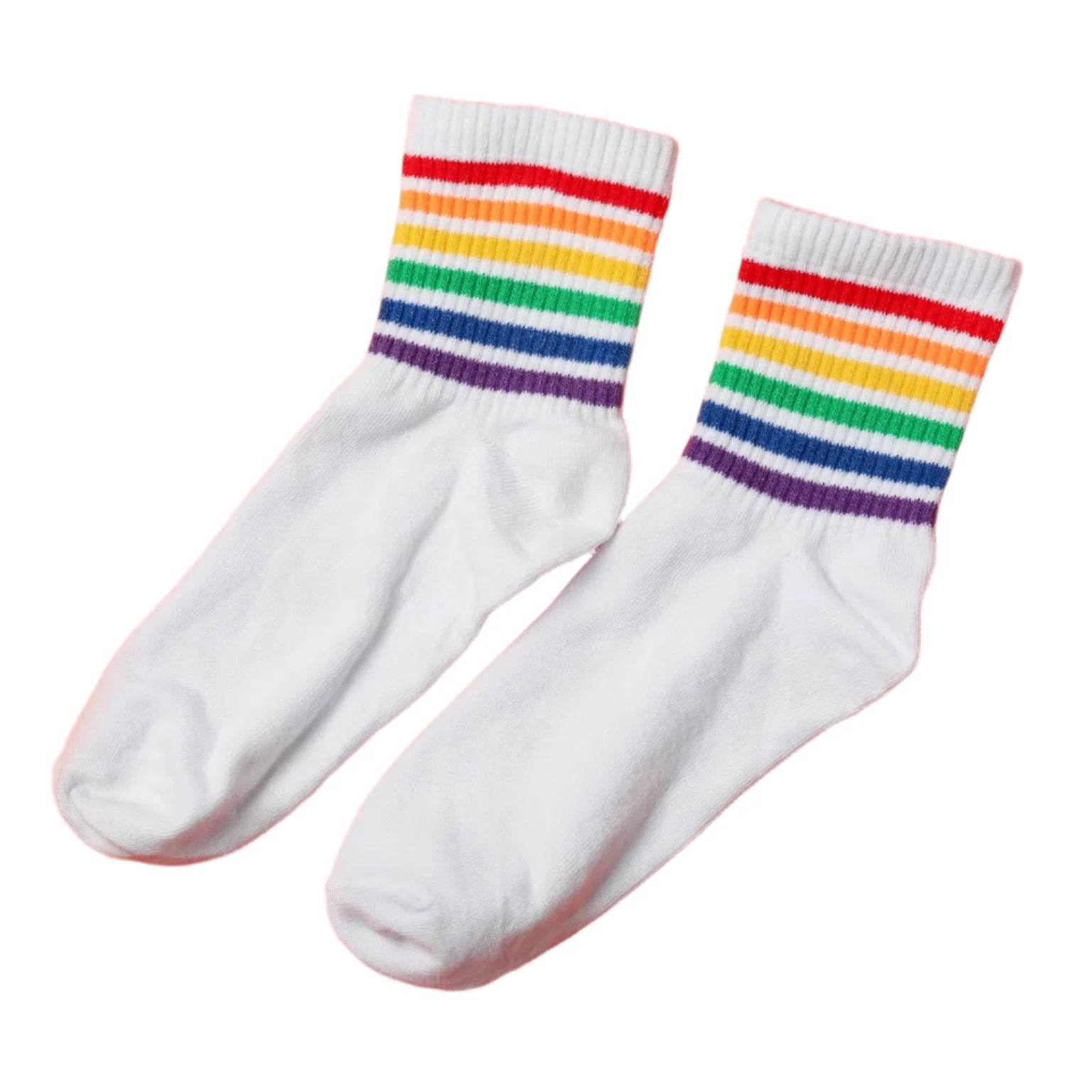 1 PAIR SOCKS PRINTED TRENDY MULTIPLE DESIGNER SOCKS (1 Pc / Mix Design) - infinityexculsivestore.com