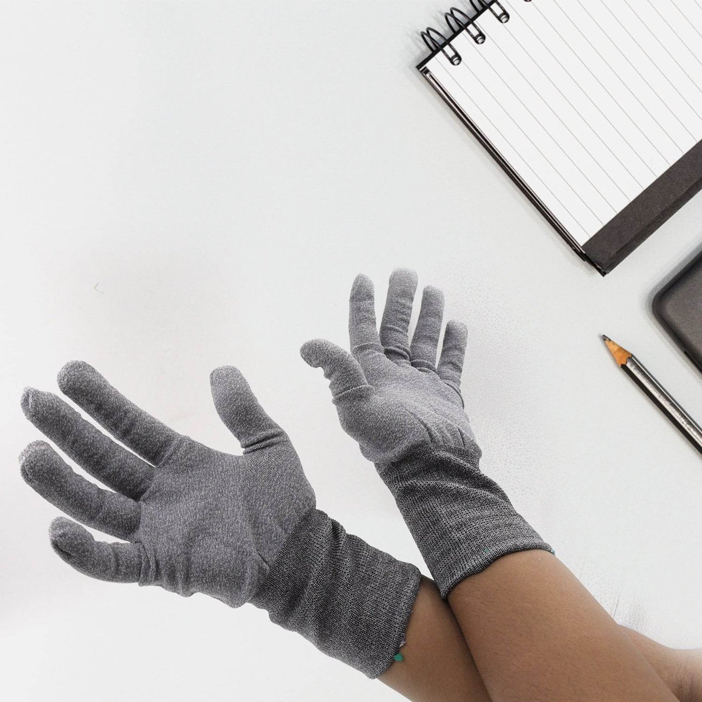 1 Pair Cut Resistant Gloves Anti Cut Gloves Heat Resistant Kint Safety Work Gloves High Performance Protection, Food Grade BBQ - infinityexculsivestore.com