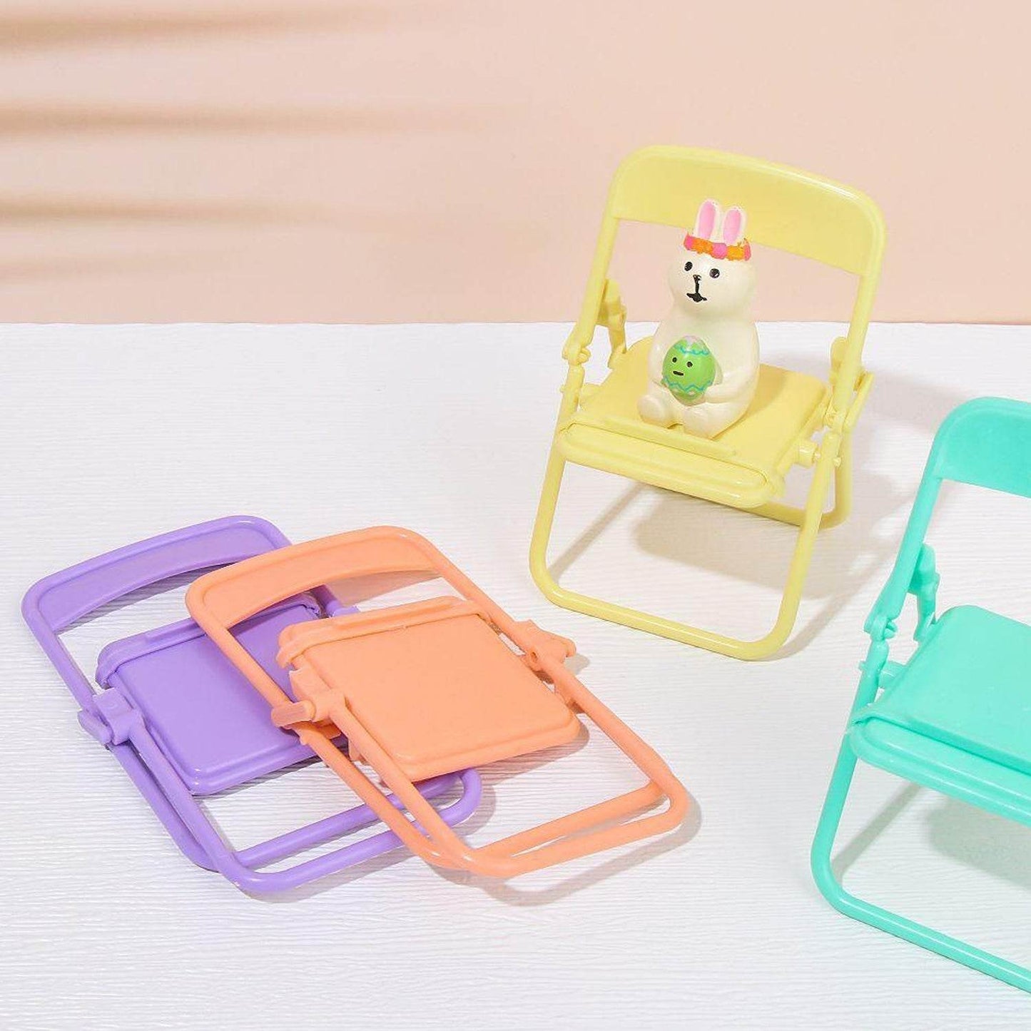 1 Pc Chair Mobile Stand used in all kinds of household and official purposes as a stand and holder for mobiles and smartphones etc. - infinityexculsivestore.com