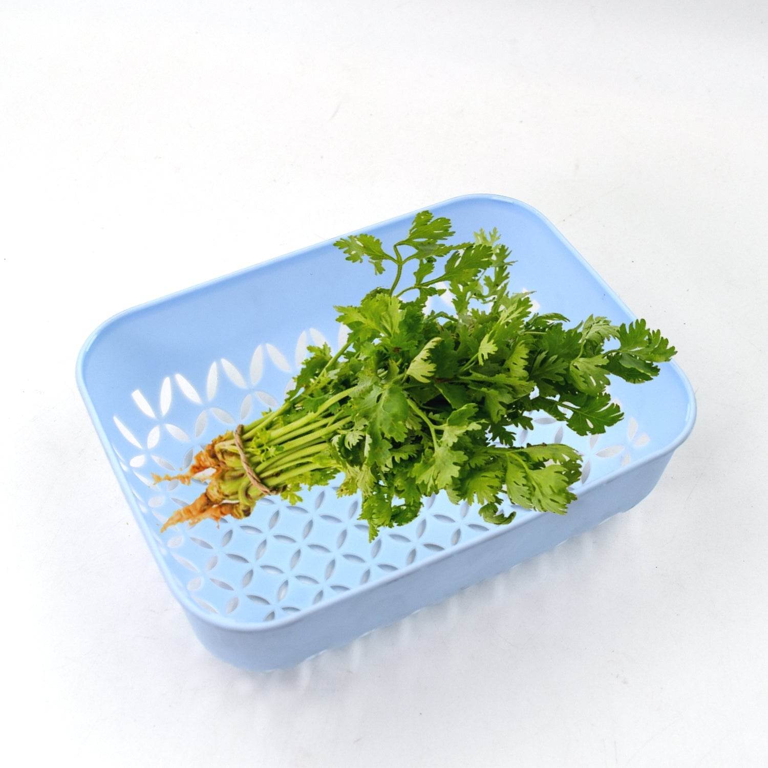 1 Pc Kothmir Basket widely used in all types of household places for holding and storing various kinds of fruits and vegetables etc. - infinityexculsivestore.com
