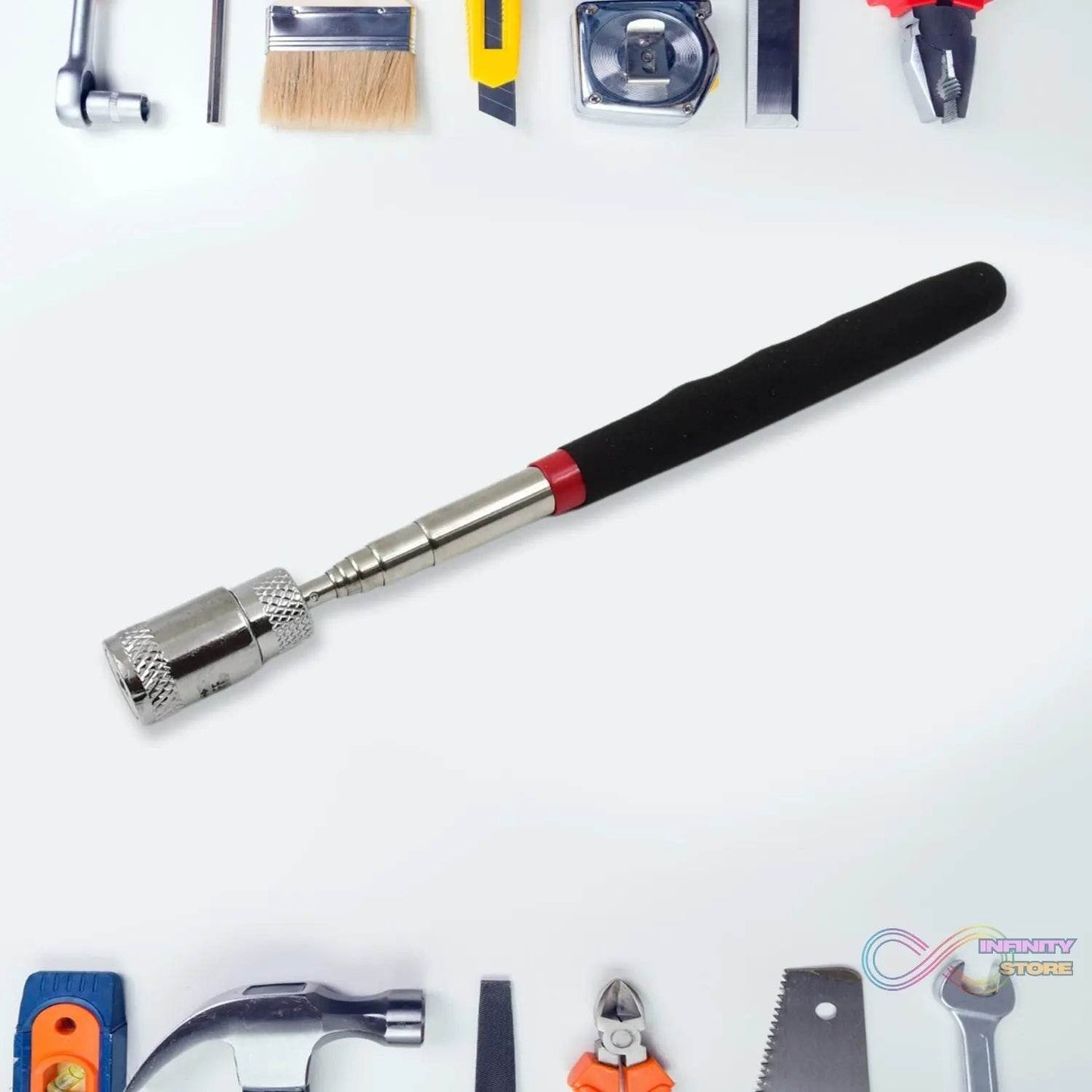 1 Pc Telescopic Pick up Tool Magnetic Mini LED Magnet Tool - infinityexculsivestore.com