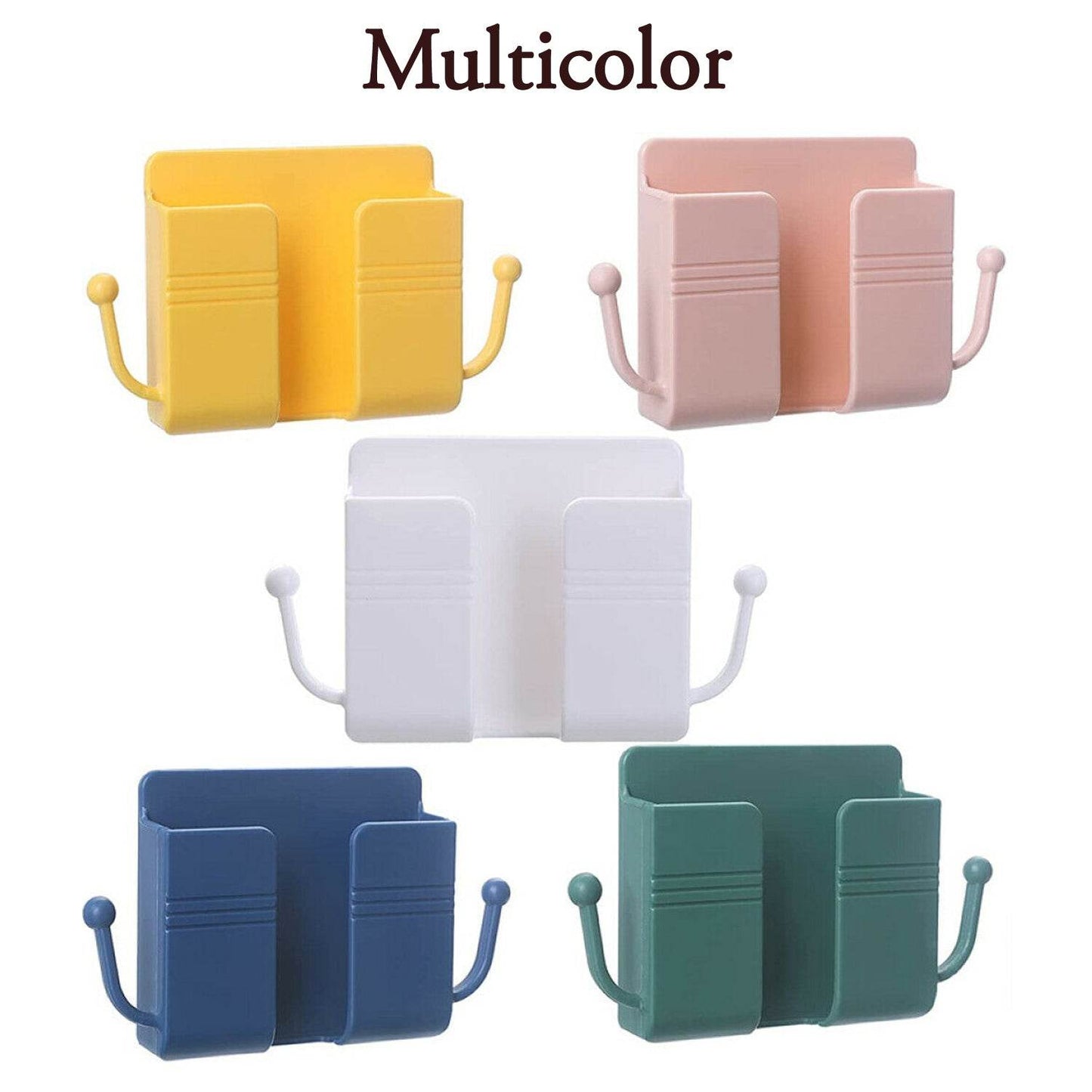 1 Pc Wallmount Mobile Stand With Hook Design used in all kinds of places including household and many more as a hanging support for and stuffs purposes. - infinityexculsivestore.com