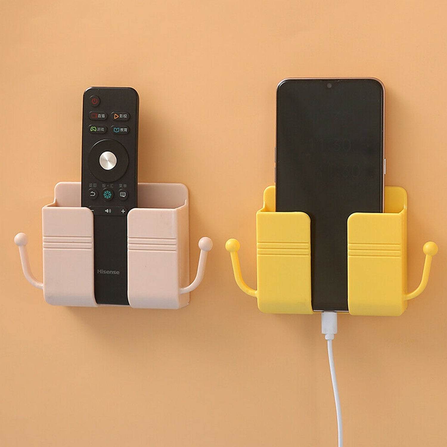 1 Pc Wallmount Mobile Stand With Hook Design used in all kinds of places including household and many more as a hanging support for and stuffs purposes. - infinityexculsivestore.com
