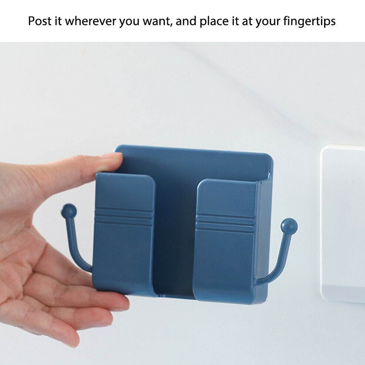 1 Pc Wallmount Mobile Stand With Hook Design used in all kinds of places including household and many more as a hanging support for and stuffs purposes. - infinityexculsivestore.com