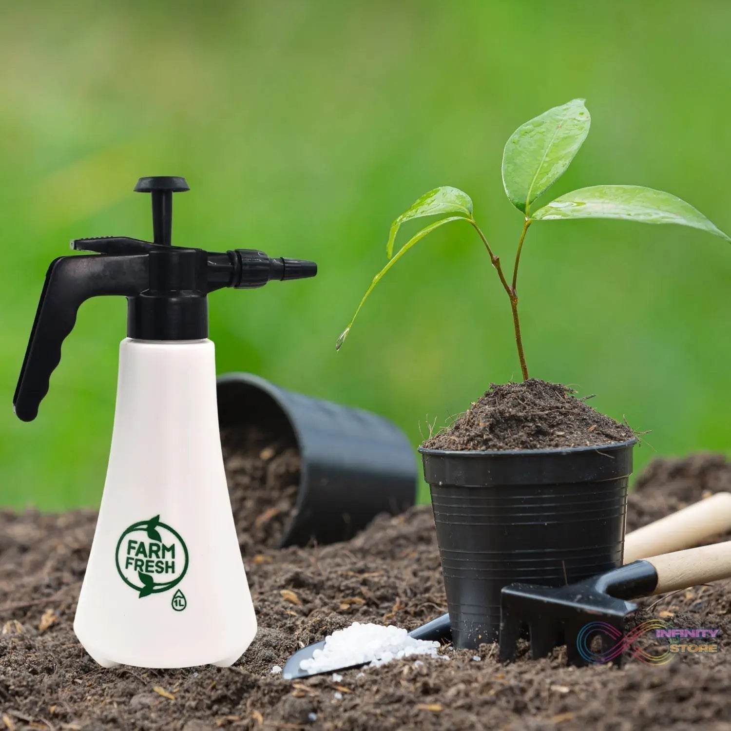 1 litre Garden Sprayer used in all kinds of garden and park for sprinkling and showering purposes. - infinityexculsivestore.com