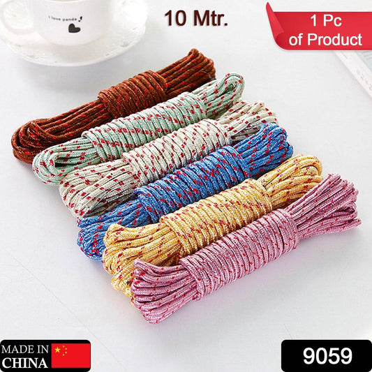 10 Meter Heavy Duty Laundry Drying Clothesline Rope Portable Travel Nylon Cord Sturdy Clothes Line for Outdoor, Camping, Indoor, Crafting, Art Projects - infinityexculsivestore.com