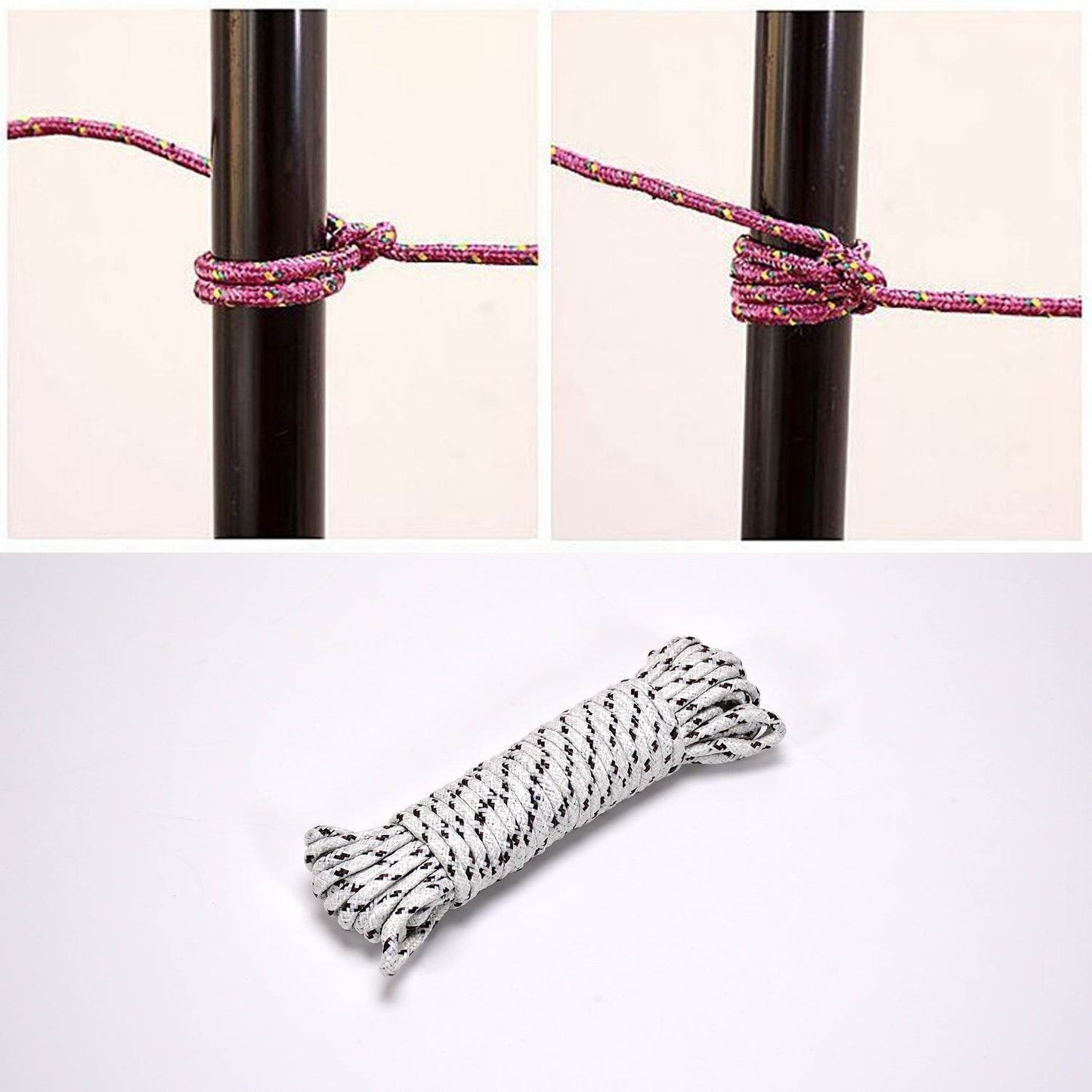 10 Meter Heavy Duty Laundry Drying Clothesline Rope Portable Travel Nylon Cord Sturdy Clothes Line for Outdoor, Camping, Indoor, Crafting, Art Projects - infinityexculsivestore.com