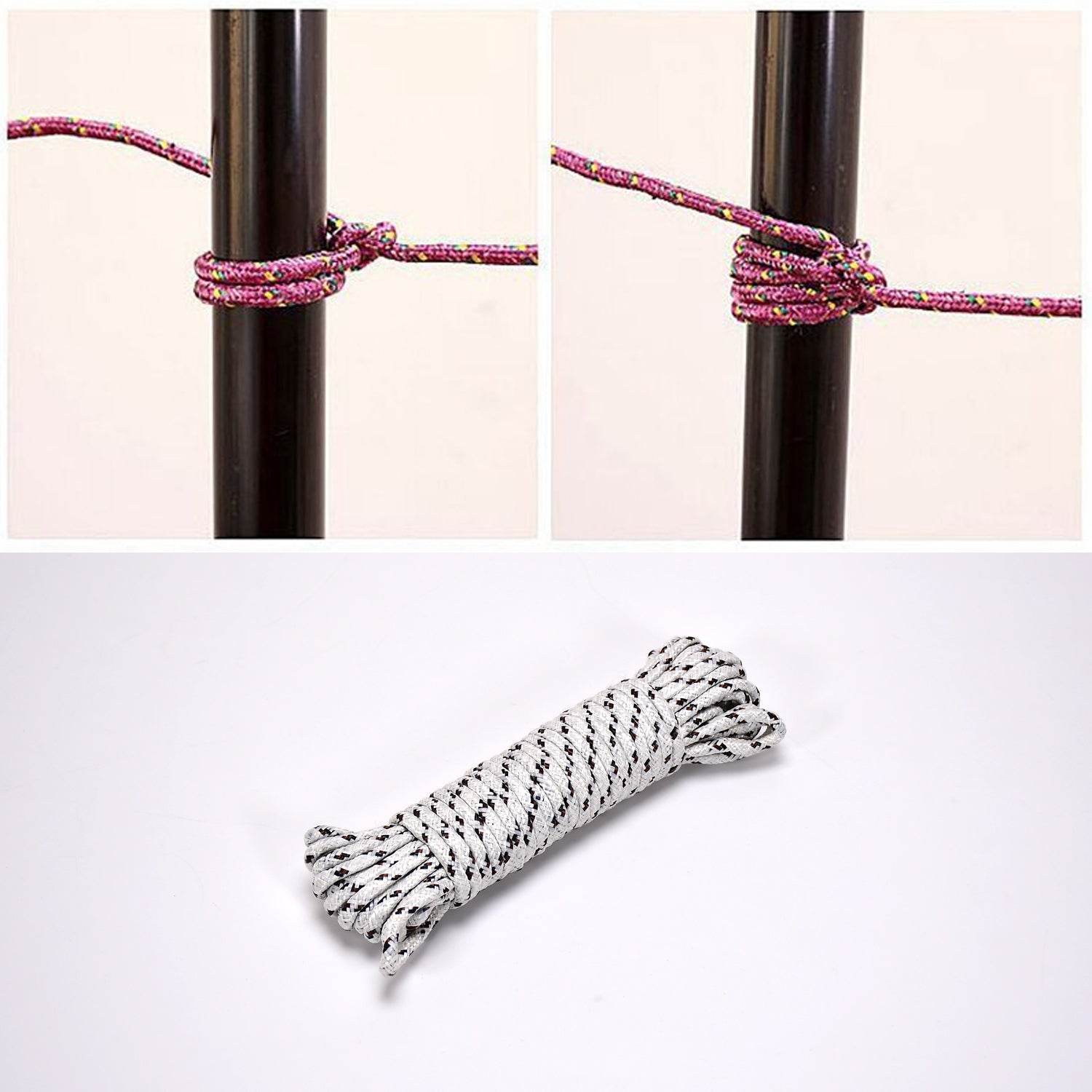 10 Meter Heavy Duty Laundry Drying Clothesline Rope Portable Travel Nylon Cord Sturdy Clothes Line for Outdoor, Camping, Indoor, Crafting, Art Projects - infinityexculsivestore.com