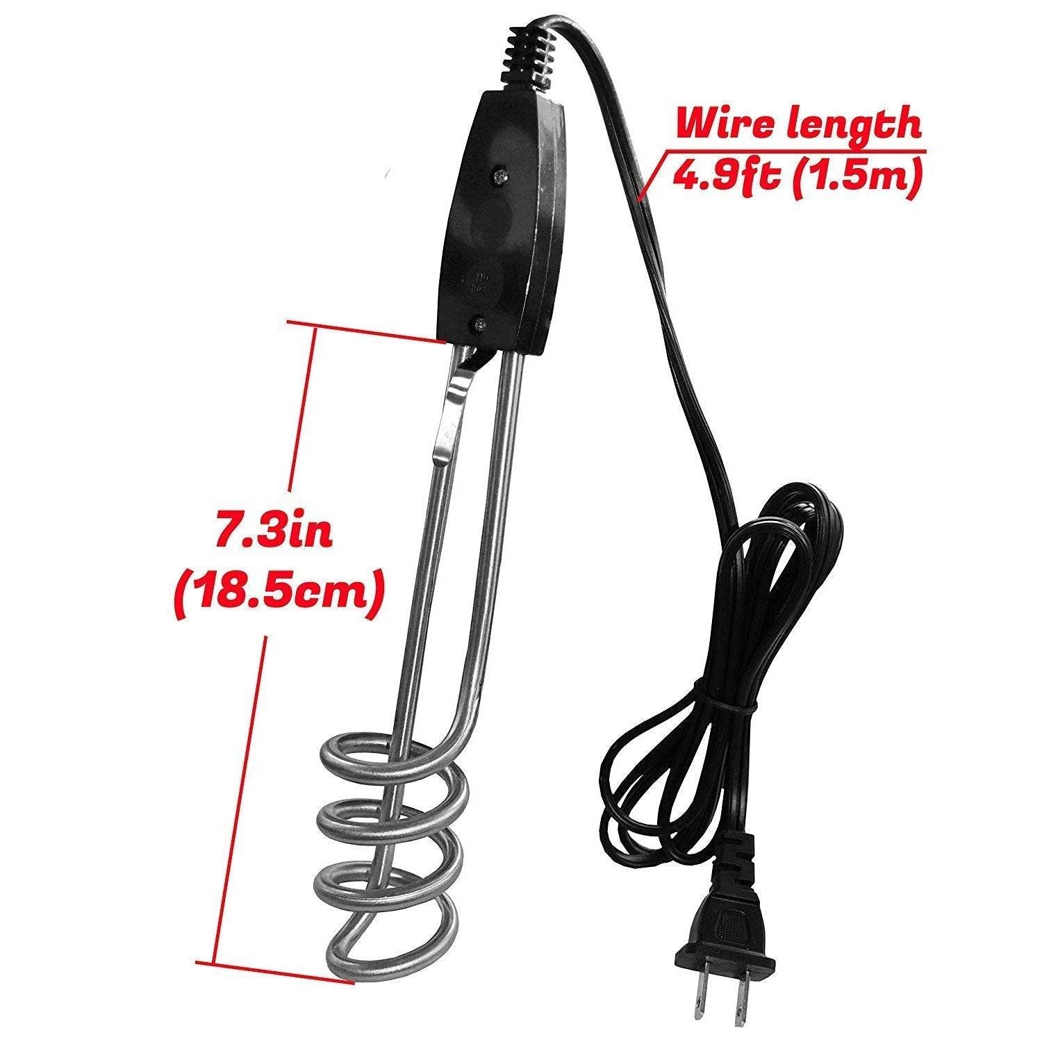 1000W-220V Water Heater Portable Electric Immersion Element Boiler - infinityexculsivestore.com