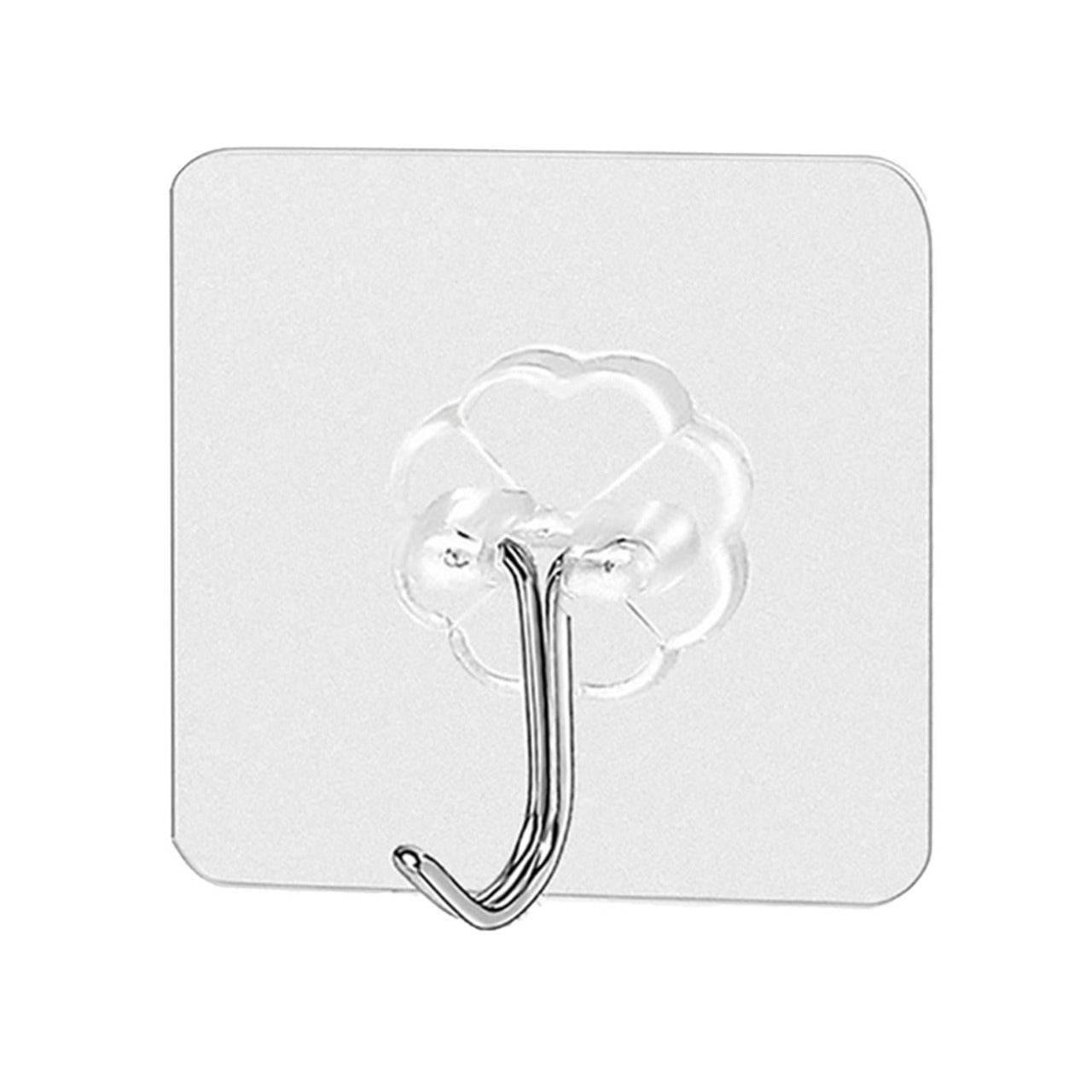 100PC MULTIPURPOSE STRONG SMALL STAINLESS STEEL ADHESIVE WALL HOOKS - infinityexculsivestore.com