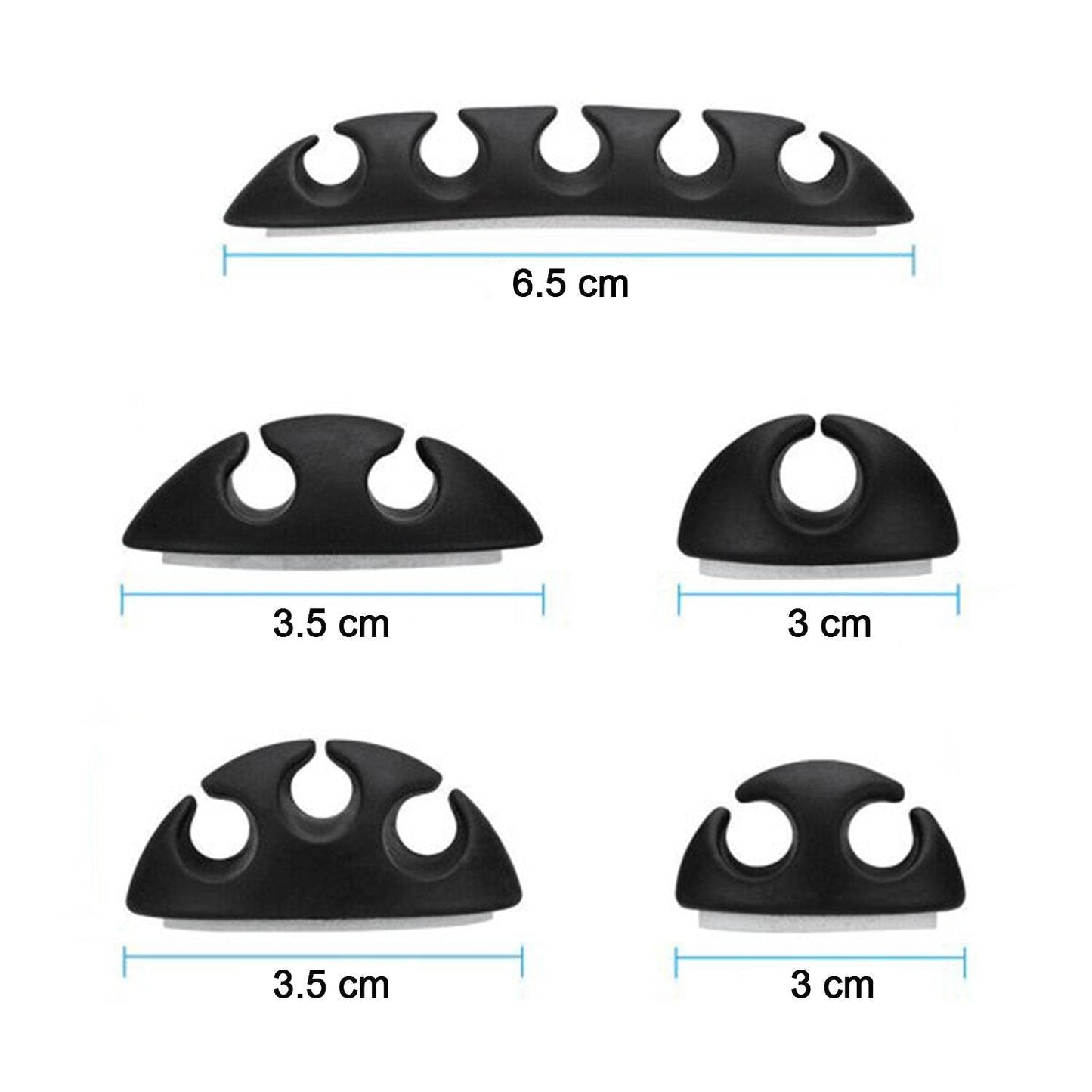 10PCS CABLE HOLDER AND SUPPORTER FOR GIVING SUPPORT AND STANCE TO ALL KIND OF CABLES. - infinityexculsivestore.com