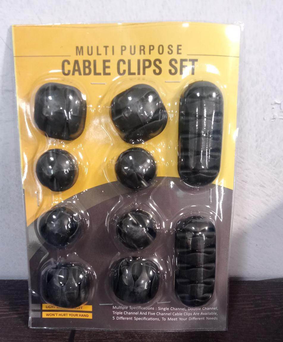 10PCS CABLE HOLDER AND SUPPORTER FOR GIVING SUPPORT AND STANCE TO ALL KIND OF CABLES. - infinityexculsivestore.com