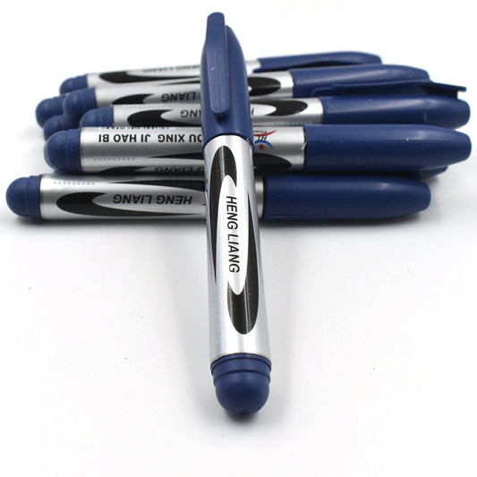 10Pc Blue Marker and pen used in studies and teaching white boards in schools and institutes for students. - infinityexculsivestore.com
