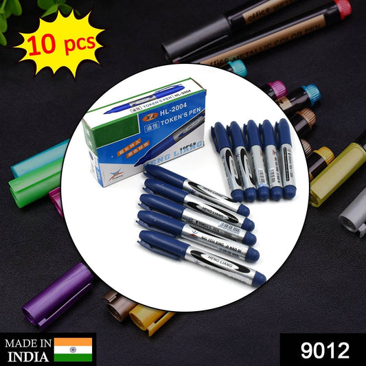 10Pc Blue Marker and pen used in studies and teaching white boards in schools and institutes for students. - infinityexculsivestore.com