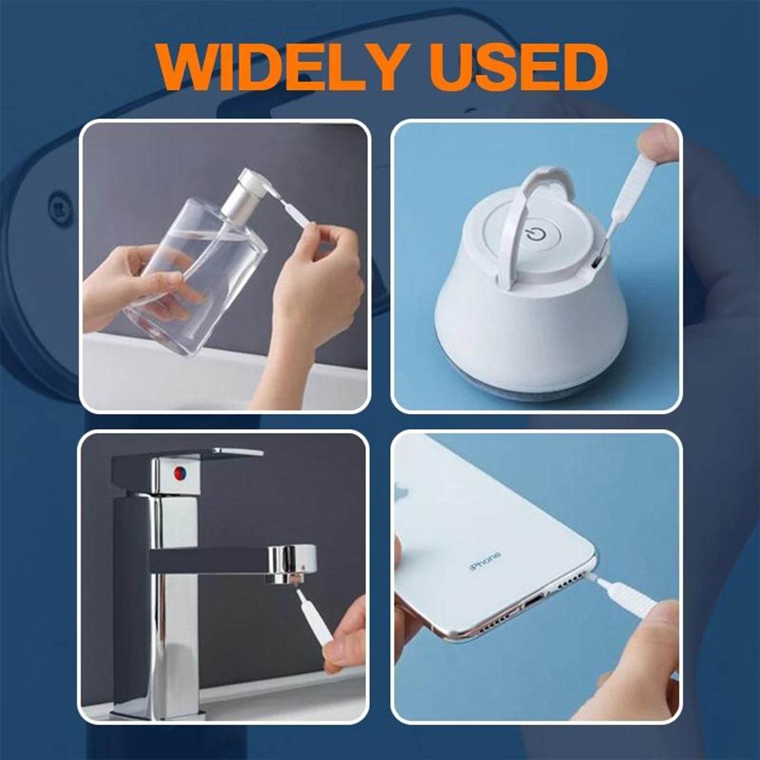 10pcs Shower Nozzle Cleaning Brush, Reusable Multifunctional Shower Head Anti - Clogging Small Brush - infinityexculsivestore.com