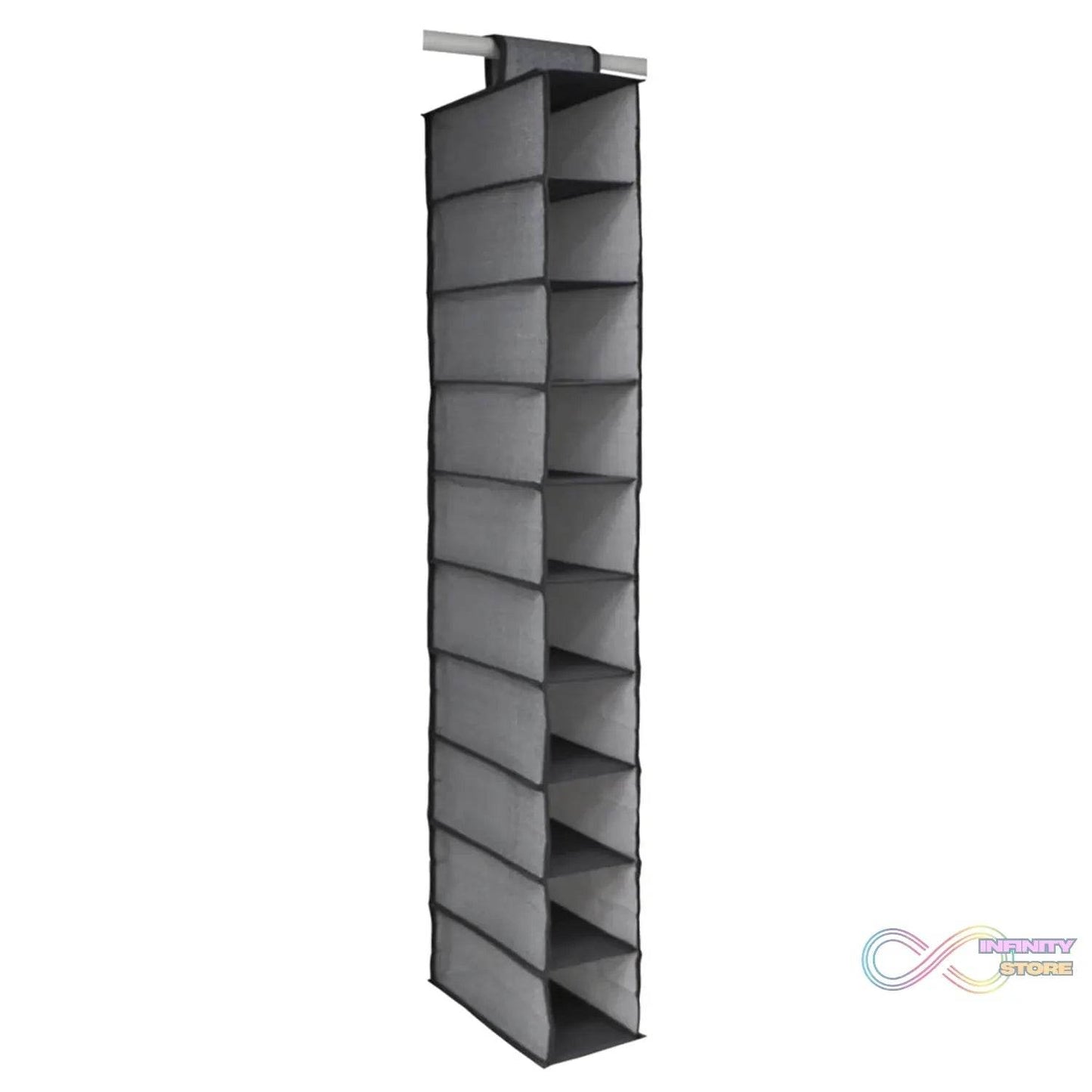 10tier Multipurpose Storage Rack, Foldable, Collapsible Fabric Wardrobe Organiser for Clothes - infinityexculsivestore.com