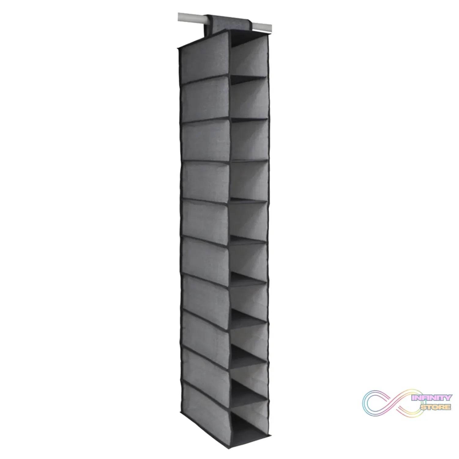 10tier Multipurpose Storage Rack, Foldable, Collapsible Fabric Wardrobe Organiser for Clothes - infinityexculsivestore.com
