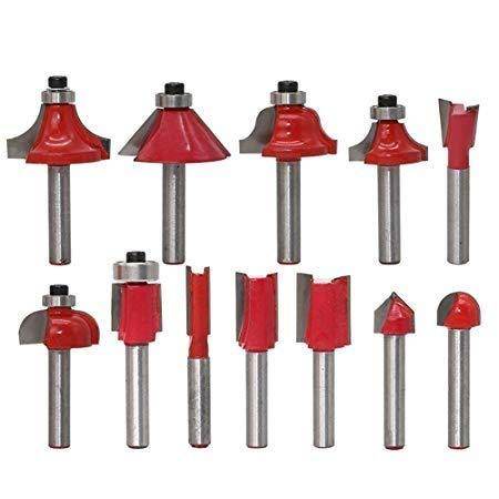 12 / 15pcs Milling Cutter Router Bit Set - infinityexculsivestore.com