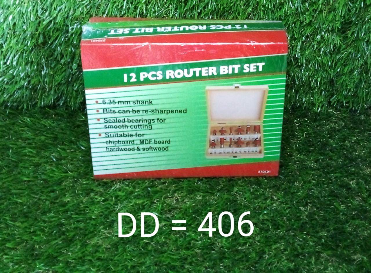 12 / 15pcs Milling Cutter Router Bit Set - infinityexculsivestore.com