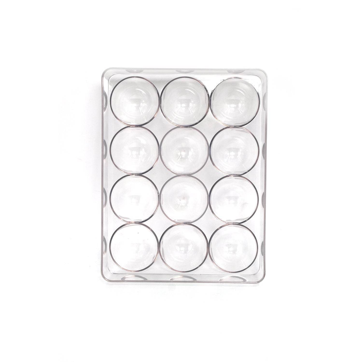 12 Cavity Egg Storage Box For Holding And Placing Eggs Easily And Firmly. - infinityexculsivestore.com