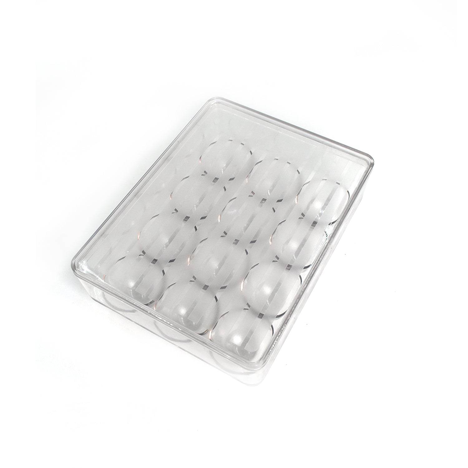 12 Cavity Egg Storage Box For Holding And Placing Eggs Easily And Firmly. - infinityexculsivestore.com