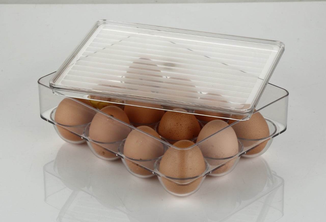 12 Cavity Egg Storage Box For Holding And Placing Eggs Easily And Firmly. - infinityexculsivestore.com