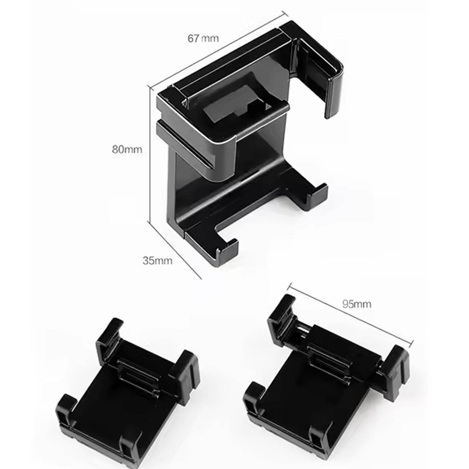 12857 Smartphone Car Phone Holder Car Air Conditioning Vent Phone Holder, Holder Stand for Mobile Phone Cellphone GPS, Dashboard Bracket for Car (1 Pc) - infinityexculsivestore.com