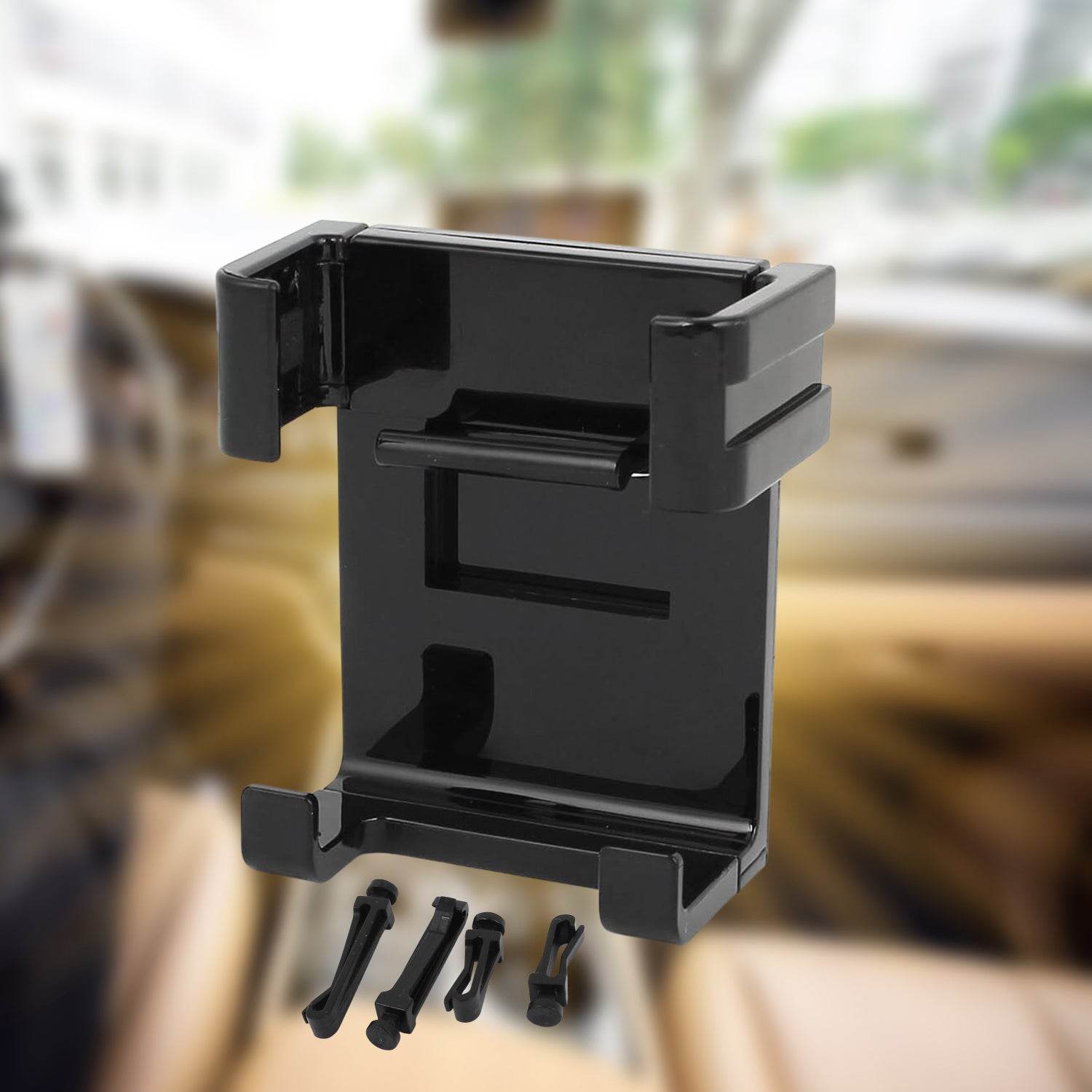12857 Smartphone Car Phone Holder Car Air Conditioning Vent Phone Holder, Holder Stand for Mobile Phone Cellphone GPS, Dashboard Bracket for Car (1 Pc) - infinityexculsivestore.com