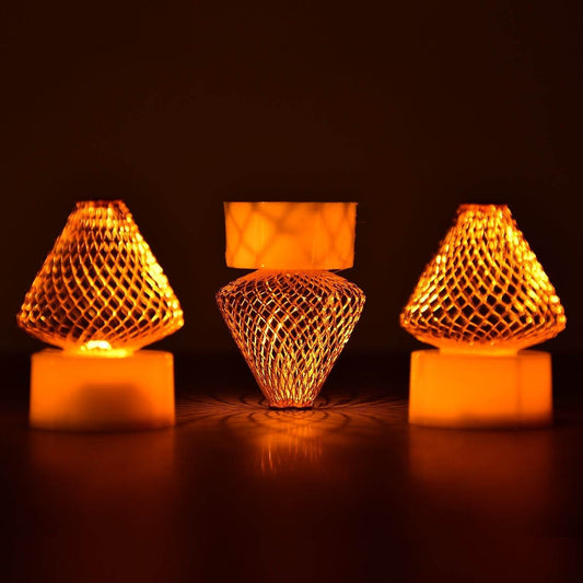 12Pcs Flameless LED Tea Light Candles for Home & Event Decor - infinityexculsivestore.com