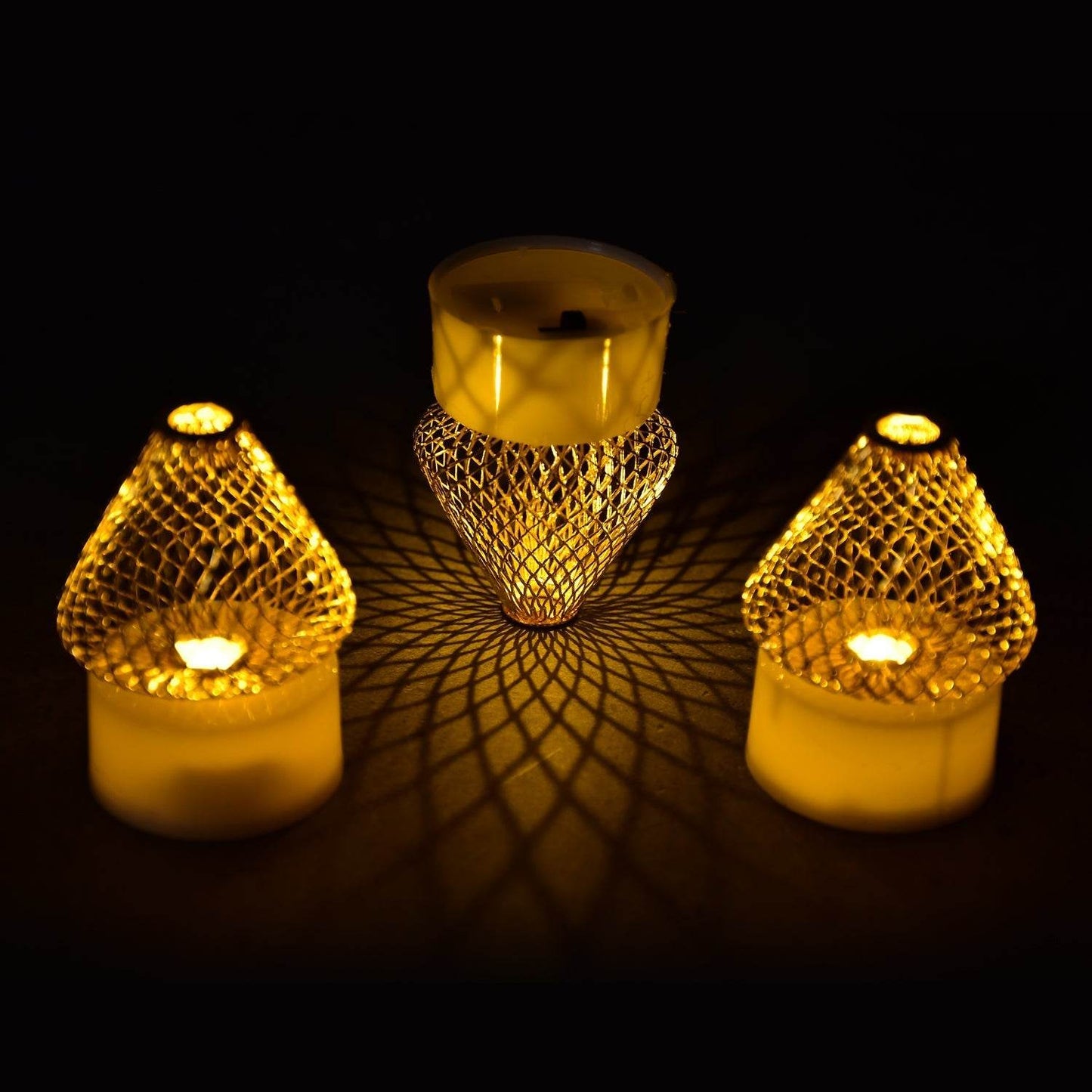 12Pcs Flameless LED Tea Light Candles for Home & Event Decor - infinityexculsivestore.com