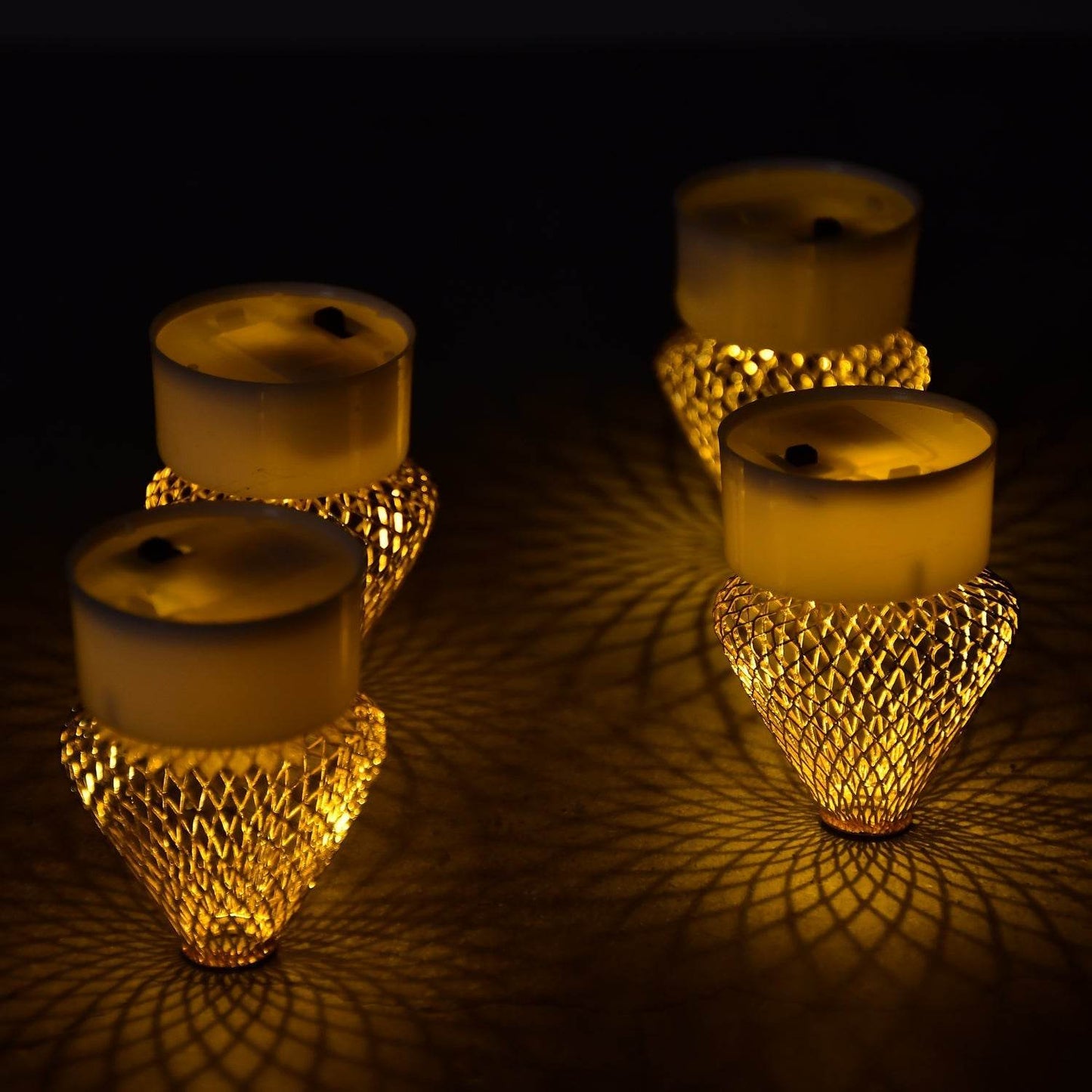 12Pcs Flameless LED Tea Light Candles for Home & Event Decor - infinityexculsivestore.com
