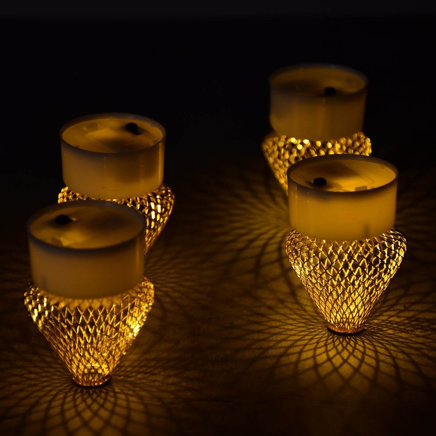 12Pcs Flameless LED Tea Light Candles for Home & Event Decor - infinityexculsivestore.com