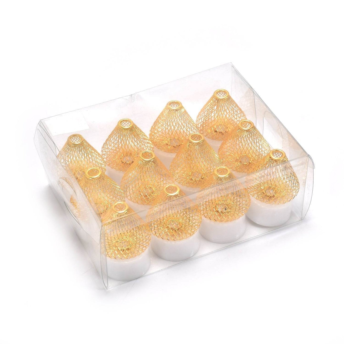 12Pcs Flameless LED Tea Light Candles for Home & Event Decor - infinityexculsivestore.com