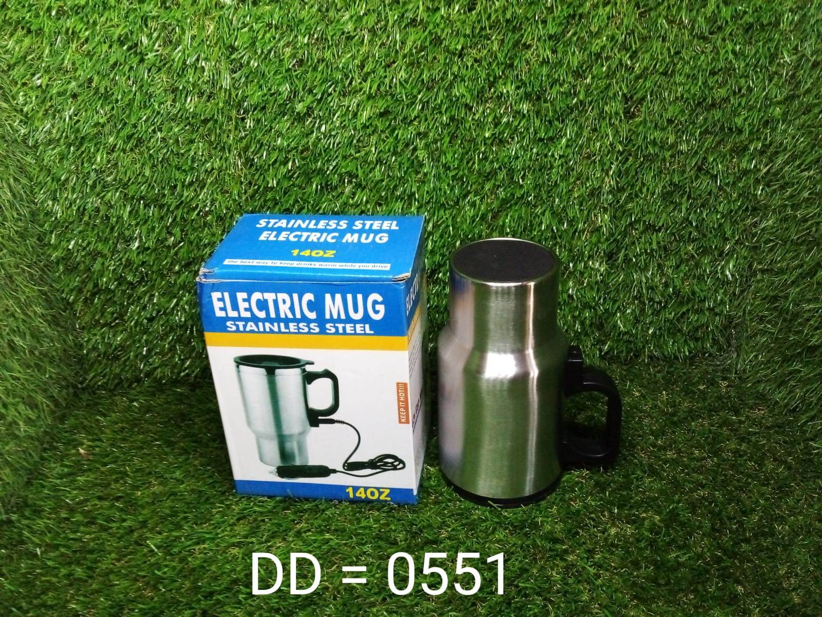 12V Car Charging Electric Kettle Mug (Silver) - infinityexculsivestore.com
