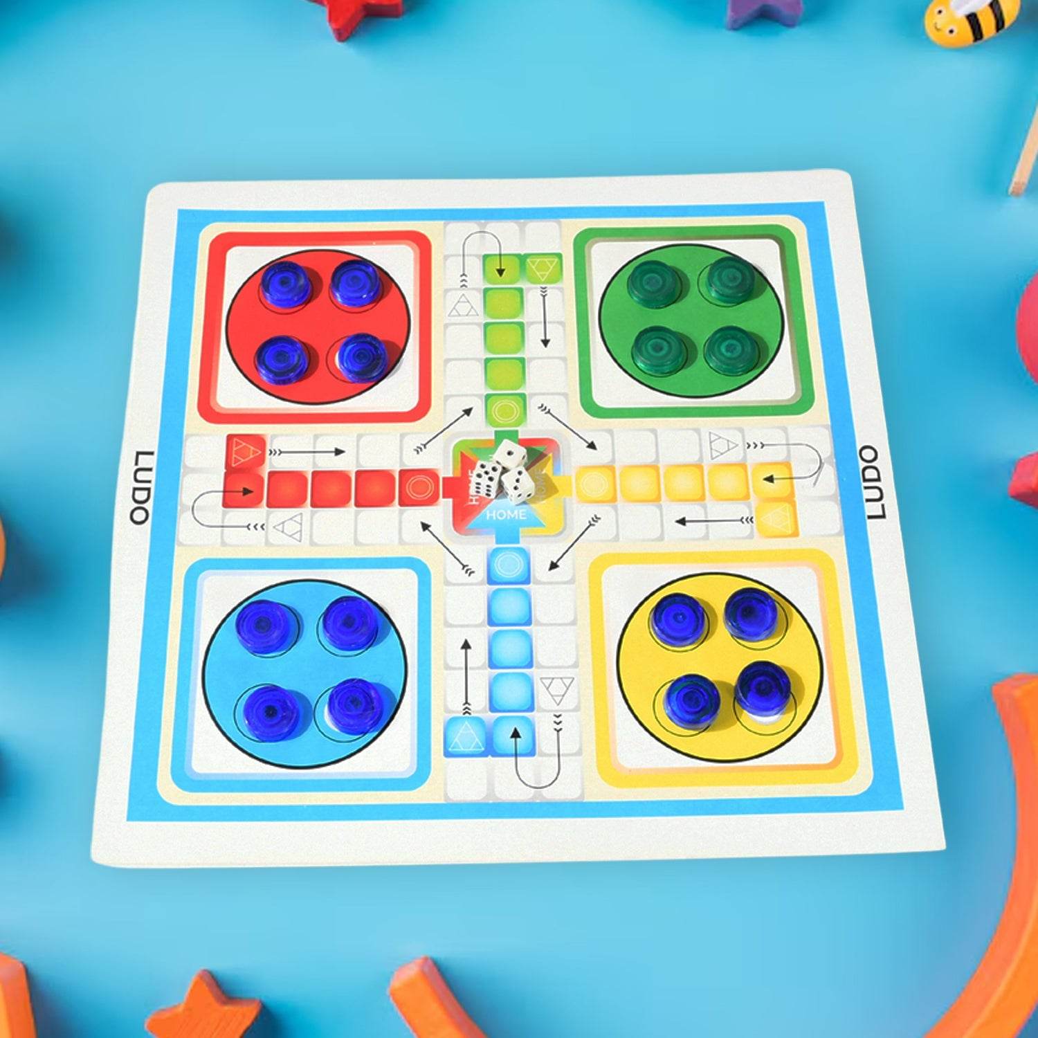 13 in 1 Family Board Game Chess, Snakes & Ladders, Ludo, Tic-Tac-Toe, Checkers, Travel Bingo, Football, Space Venture, Steeplechase Set for Kids - infinityexculsivestore.com