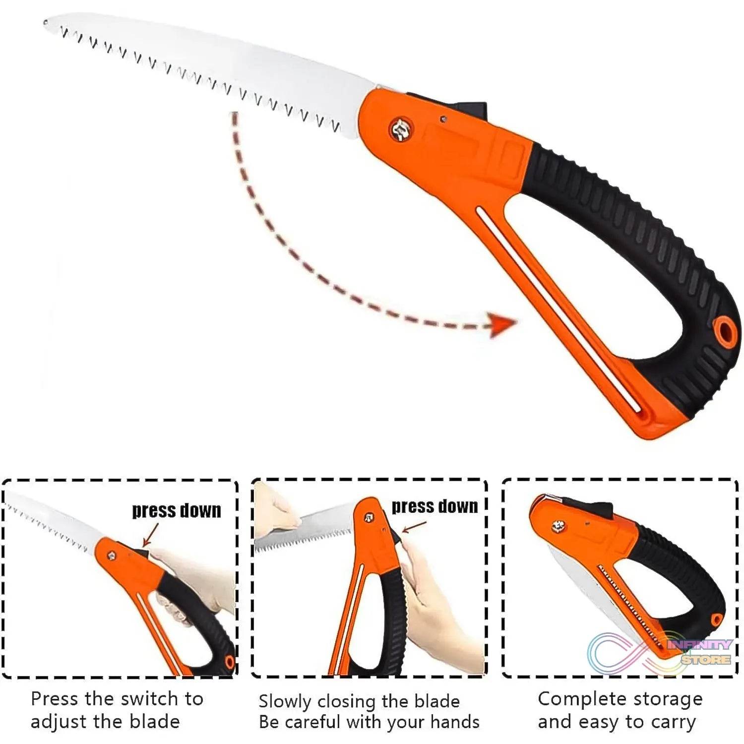 15 Inch Mini Pruning Folding Saw (1 Pc) - infinityexculsivestore.com