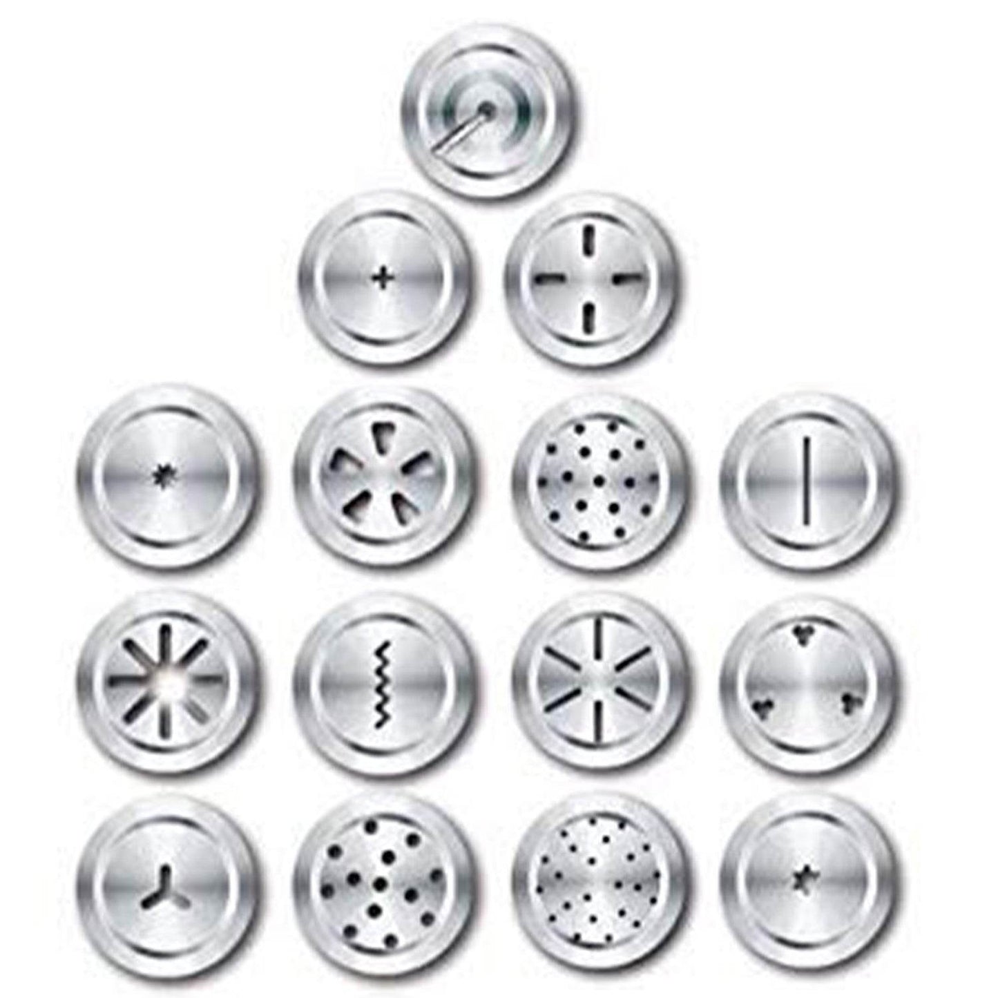 15 in 1 Stainless Steel Kitchen Press with Different Parts - infinityexculsivestore.com