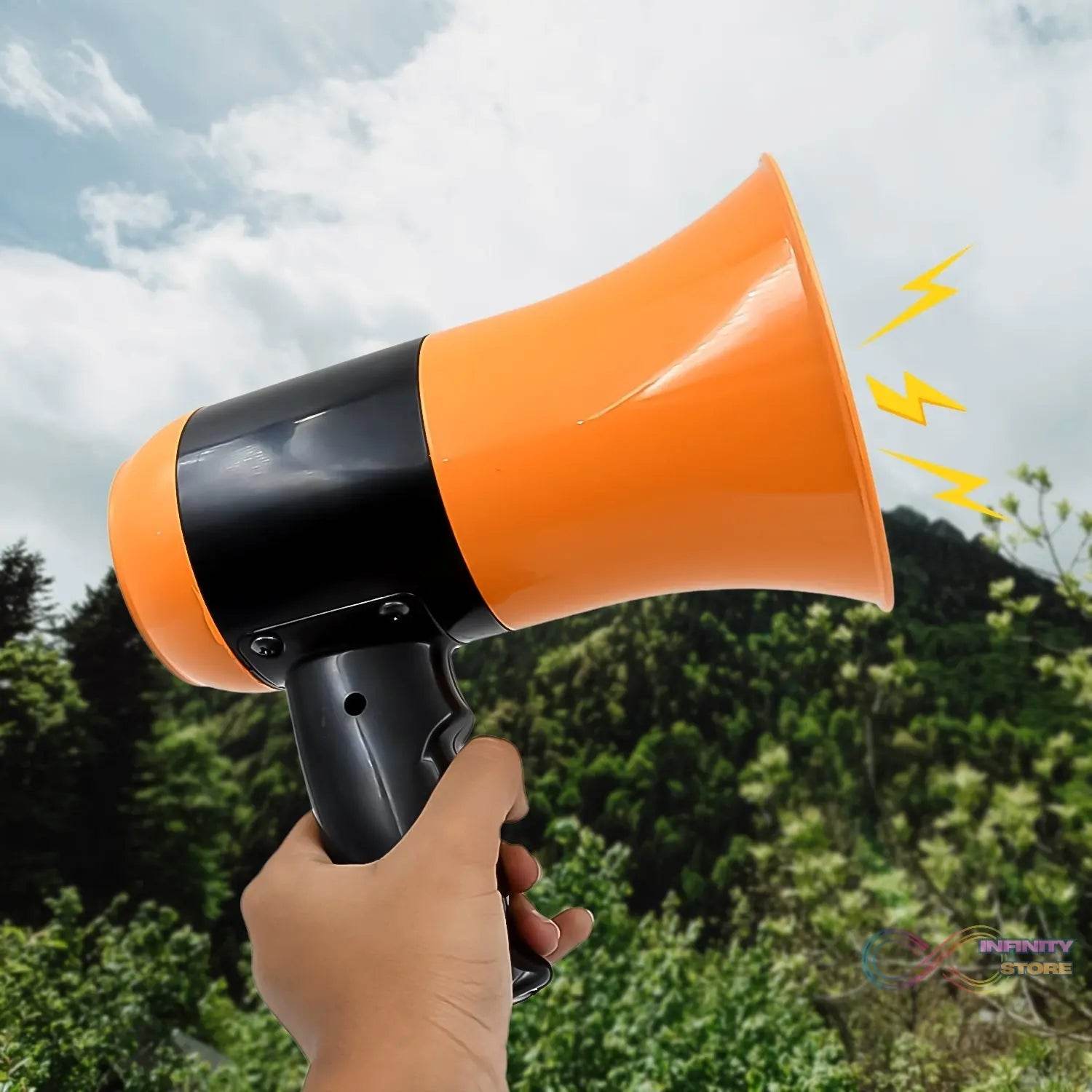150W Bluetooth Megaphone with PA System, Music & Siren - infinityexculsivestore.com