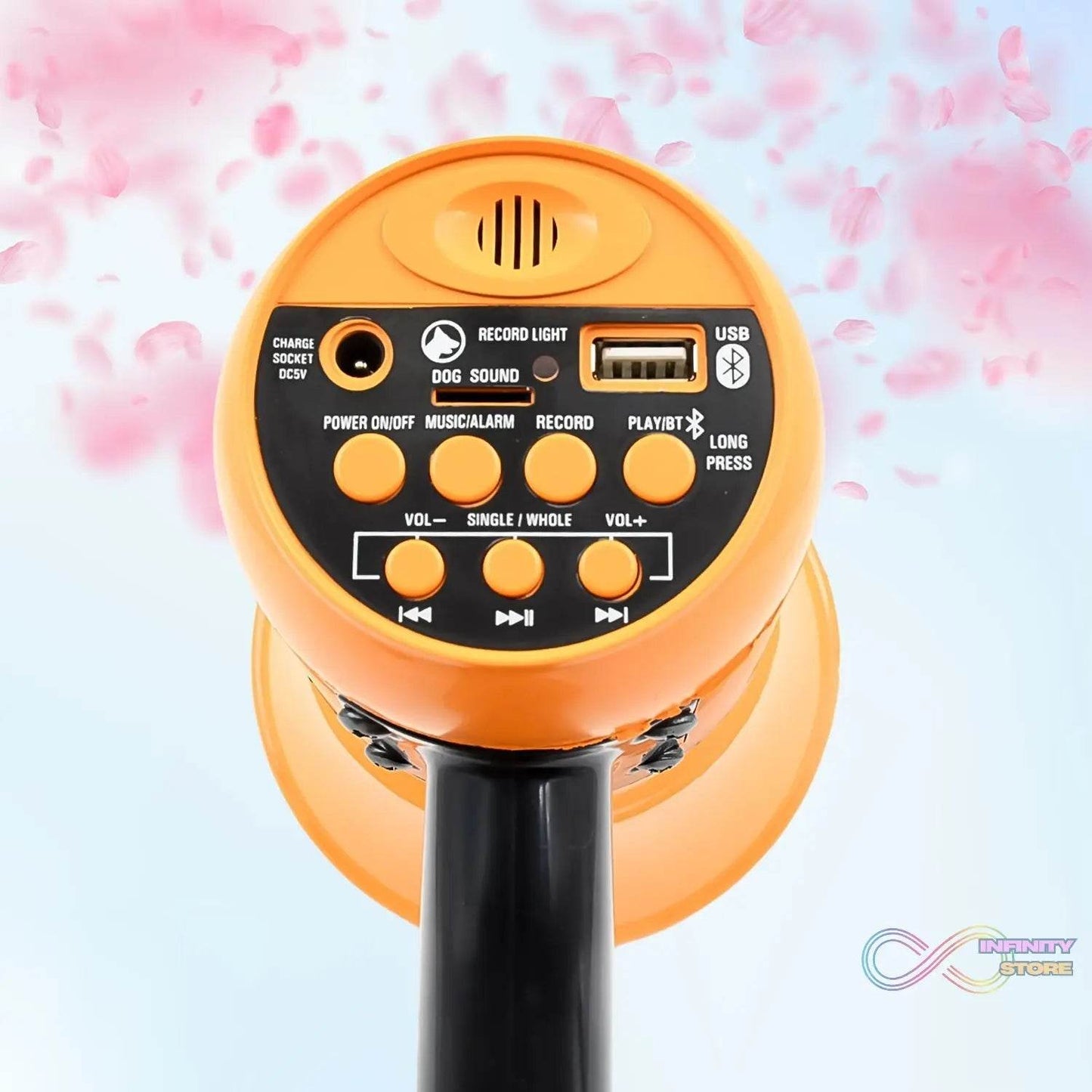 150W Bluetooth Megaphone with PA System, Music & Siren - infinityexculsivestore.com