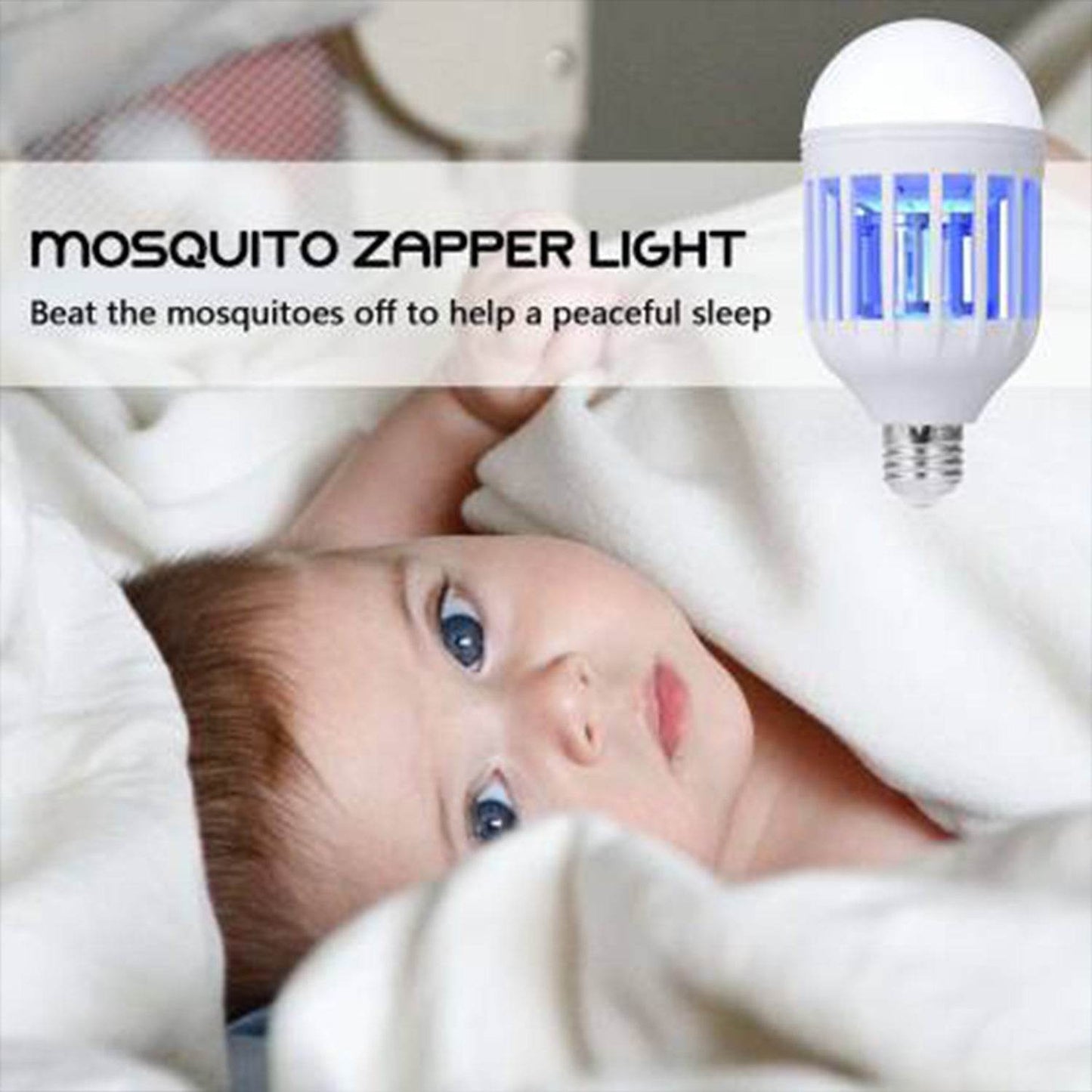15W Mosquito Killer Lamp E27 Summer Moths Flying Insects Led Zapper Mosquito Killer Lamp Light Bulb Household - infinityexculsivestore.com