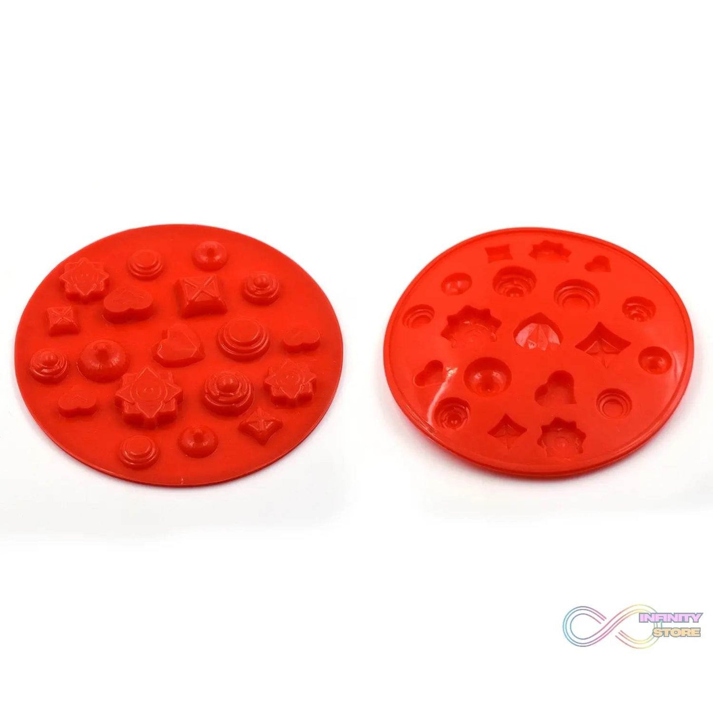 19 Cavity Mix Shape Chocolate Mould (1Pc Only) - infinityexculsivestore.com