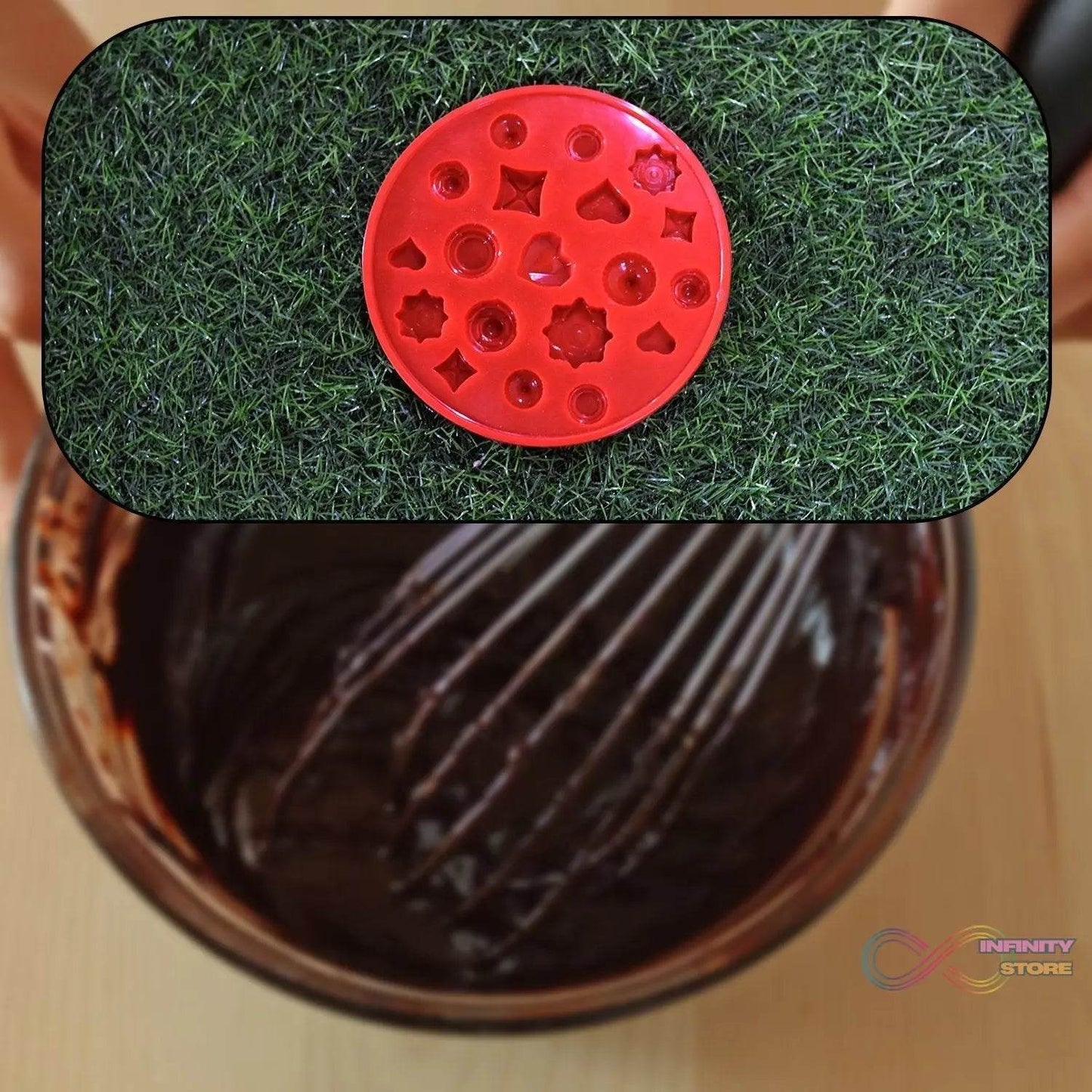 19 Cavity Mix Shape Chocolate Mould (1Pc Only) - infinityexculsivestore.com