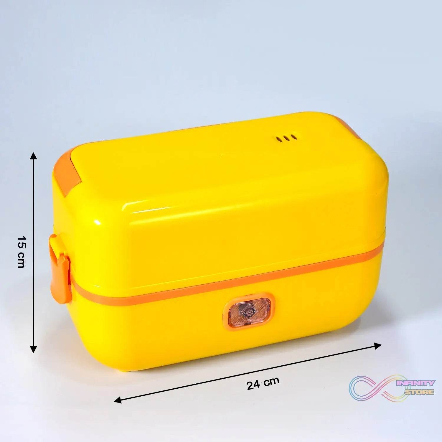 1Layer Electric Lunch Box for Office, Portable Lunch Warmer with Removable 2 Stainless Steel Container. - infinityexculsivestore.com