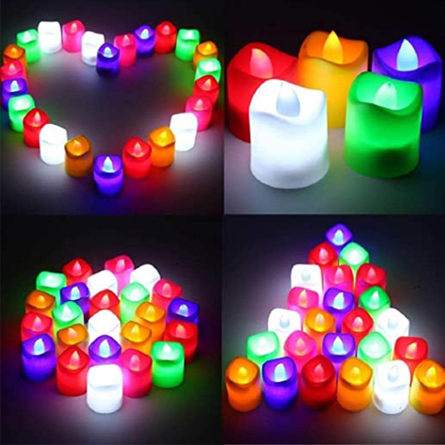1PC FESTIVAL DECORATIVE - LED TEALIGHT CANDLES | BATTERY OPERATED CANDLE IDEAL FOR PARTY. - infinityexculsivestore.com