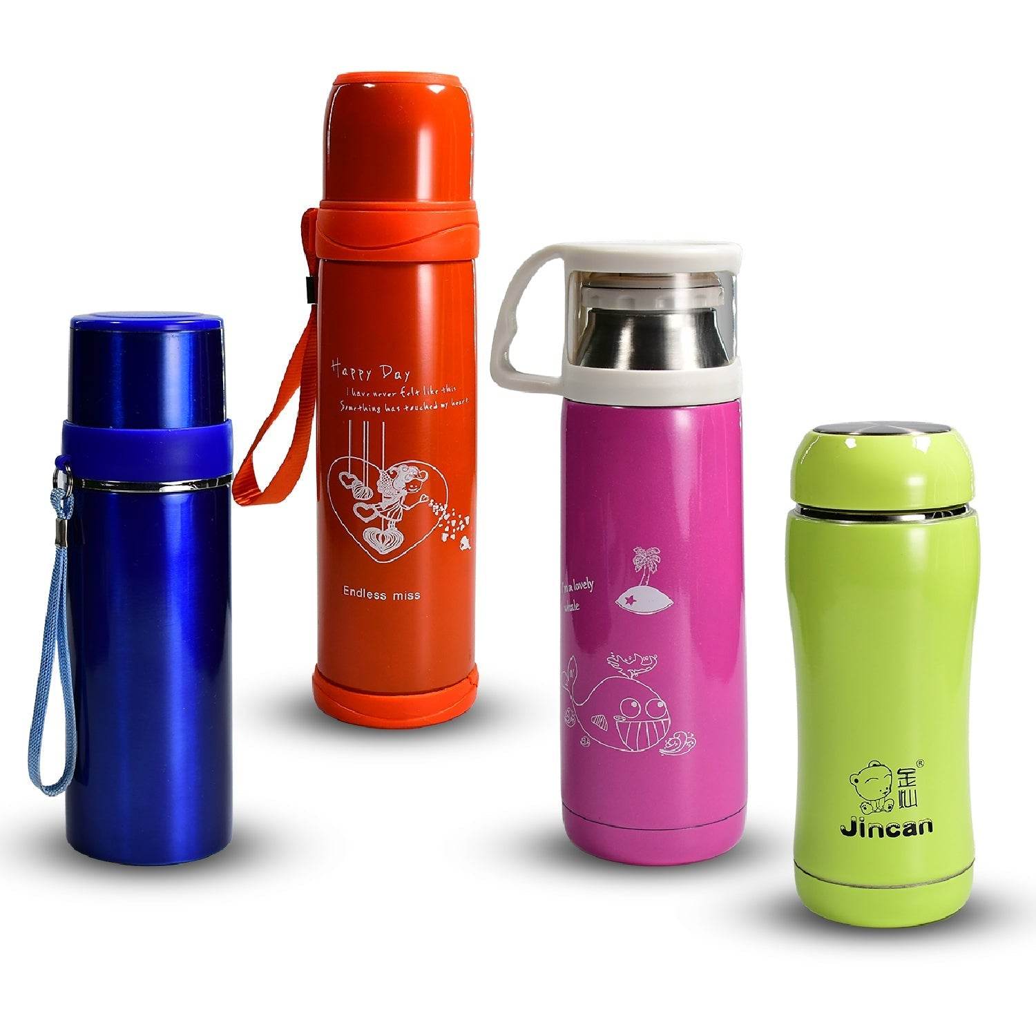 1PC STAINLESS STEEL MIX BOTTLES FOR STORING WATER AND SOME OTHER TYPES OF BEVERAGES ETC. - infinityexculsivestore.com