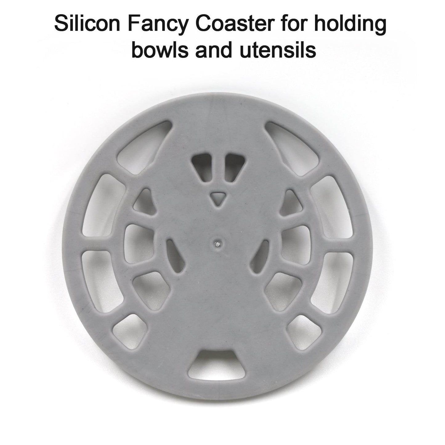 1Pc Silicone Fancy Coaster for holding bowls and utensils including all kitchen purposes. - infinityexculsivestore.com