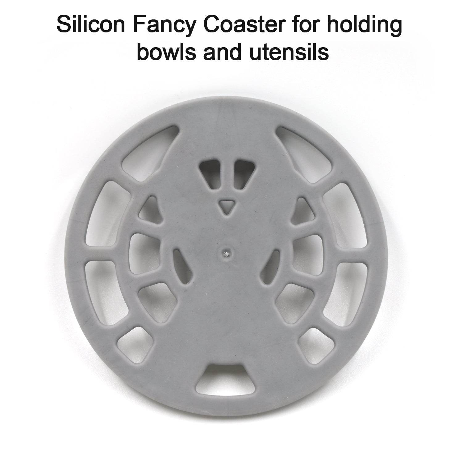 1Pc Silicone Fancy Coaster for holding bowls and utensils including all kitchen purposes. - infinityexculsivestore.com